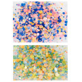 Mistura de forma redonda Dots Lantejoula Misturada Chunky Glitter Flake